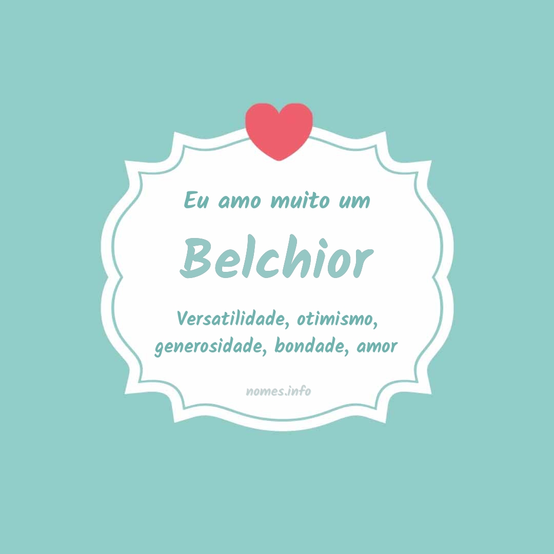 Eu amo muito Belchior