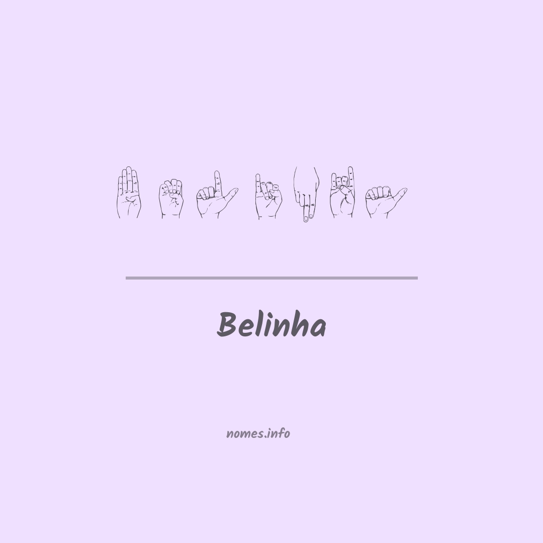 Belinha em Libras