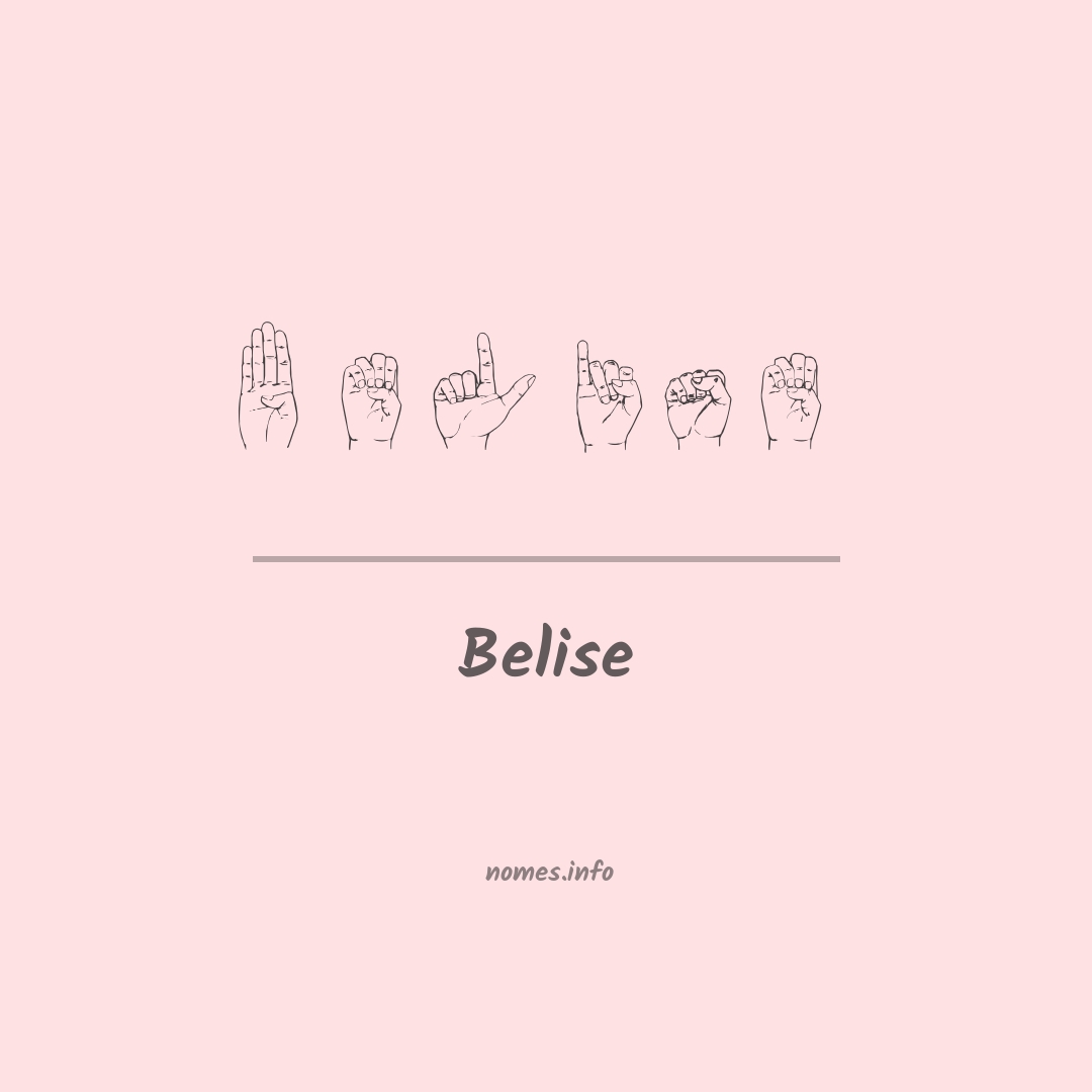 Belise em Libras