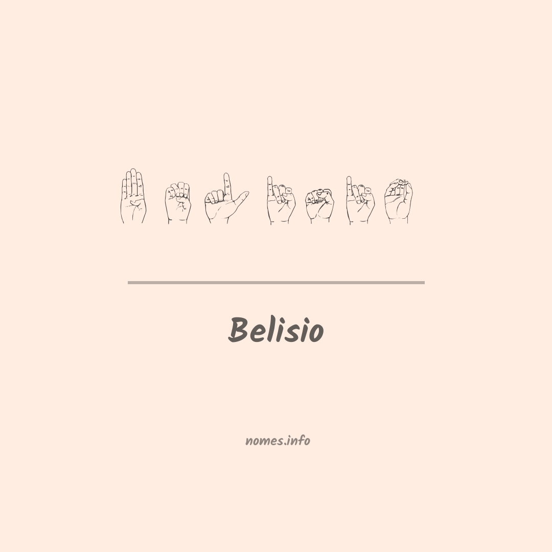 Belisio em Libras