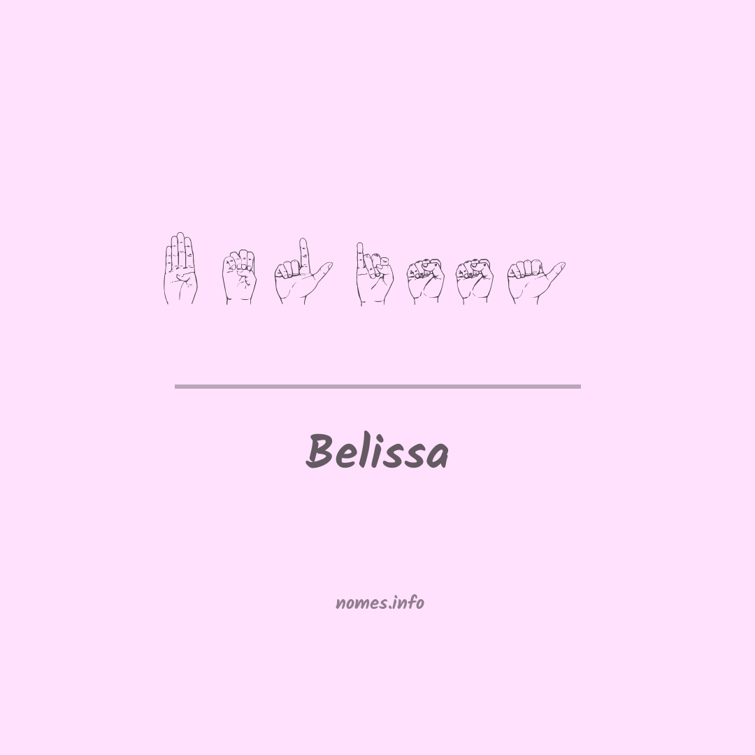 Belissa em Libras