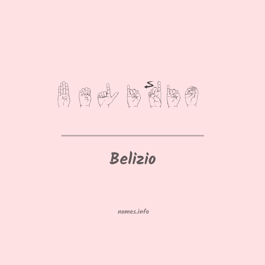 Belizio em Libras