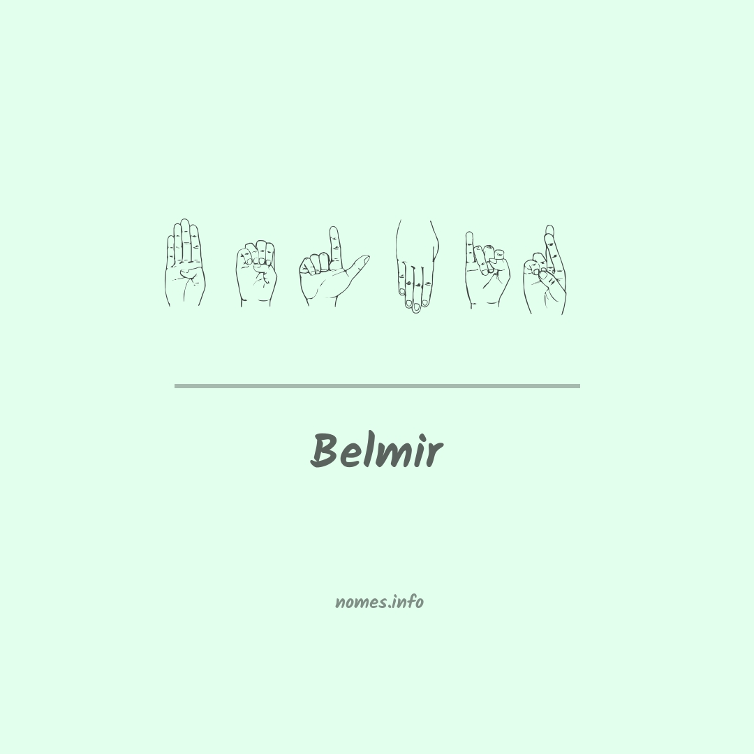 Belmir em Libras