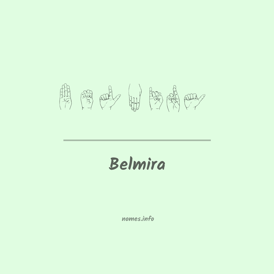 Belmira em Libras