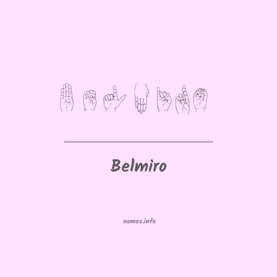 Belmiro em Libras