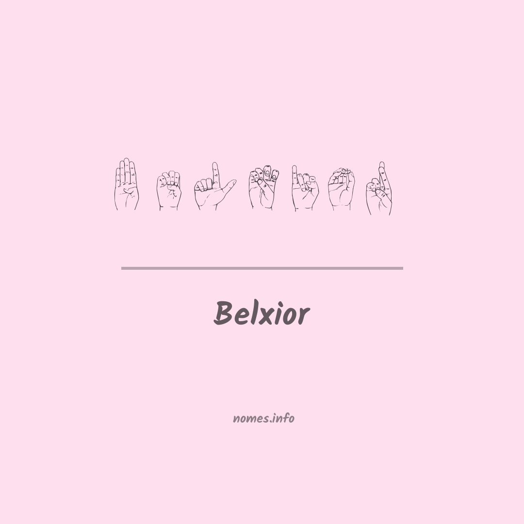 Belxior em Libras