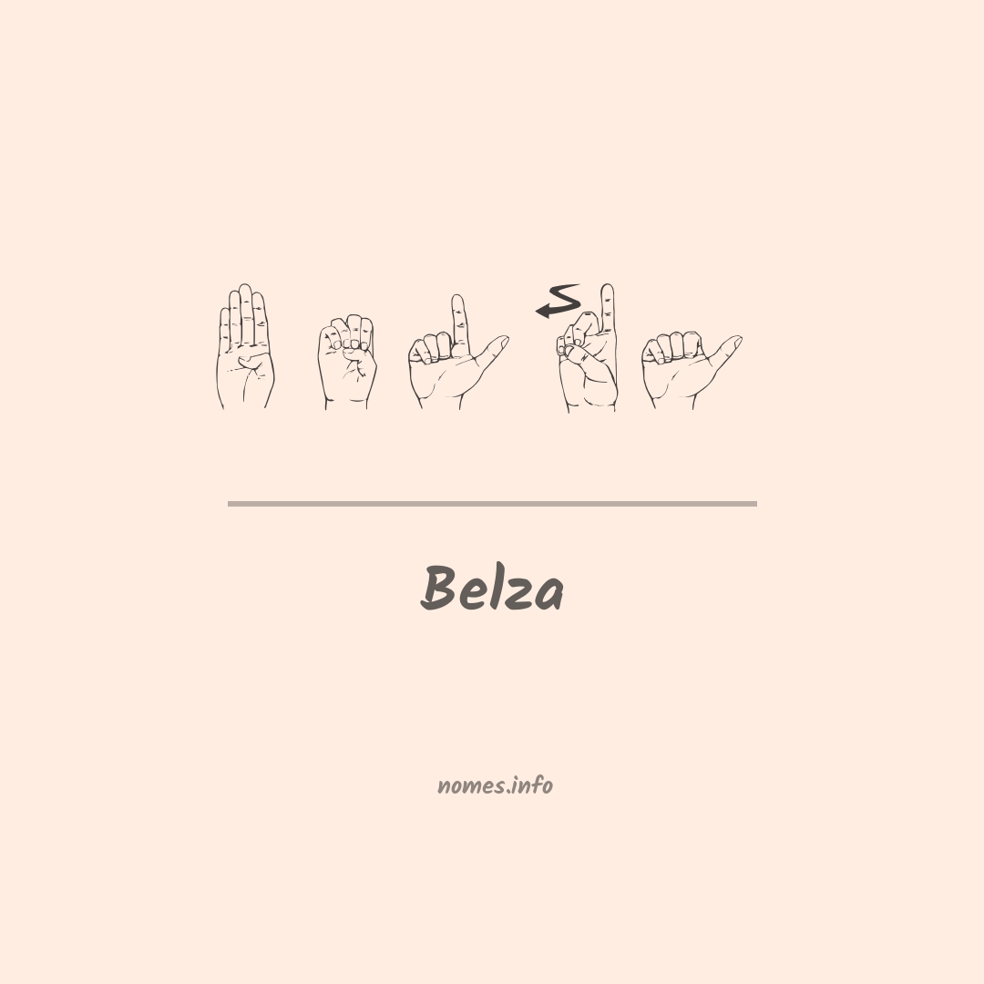 Belza em Libras