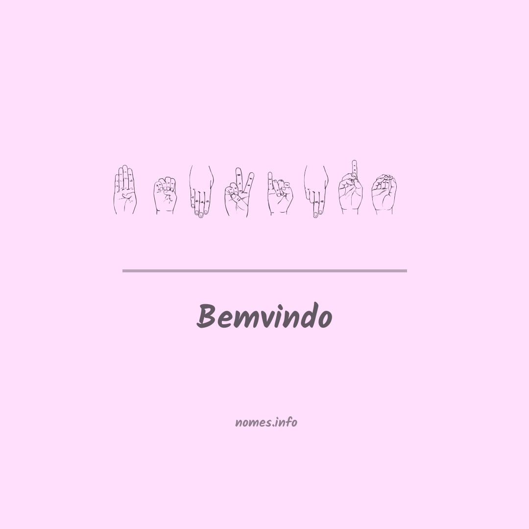 Bemvindo em Libras
