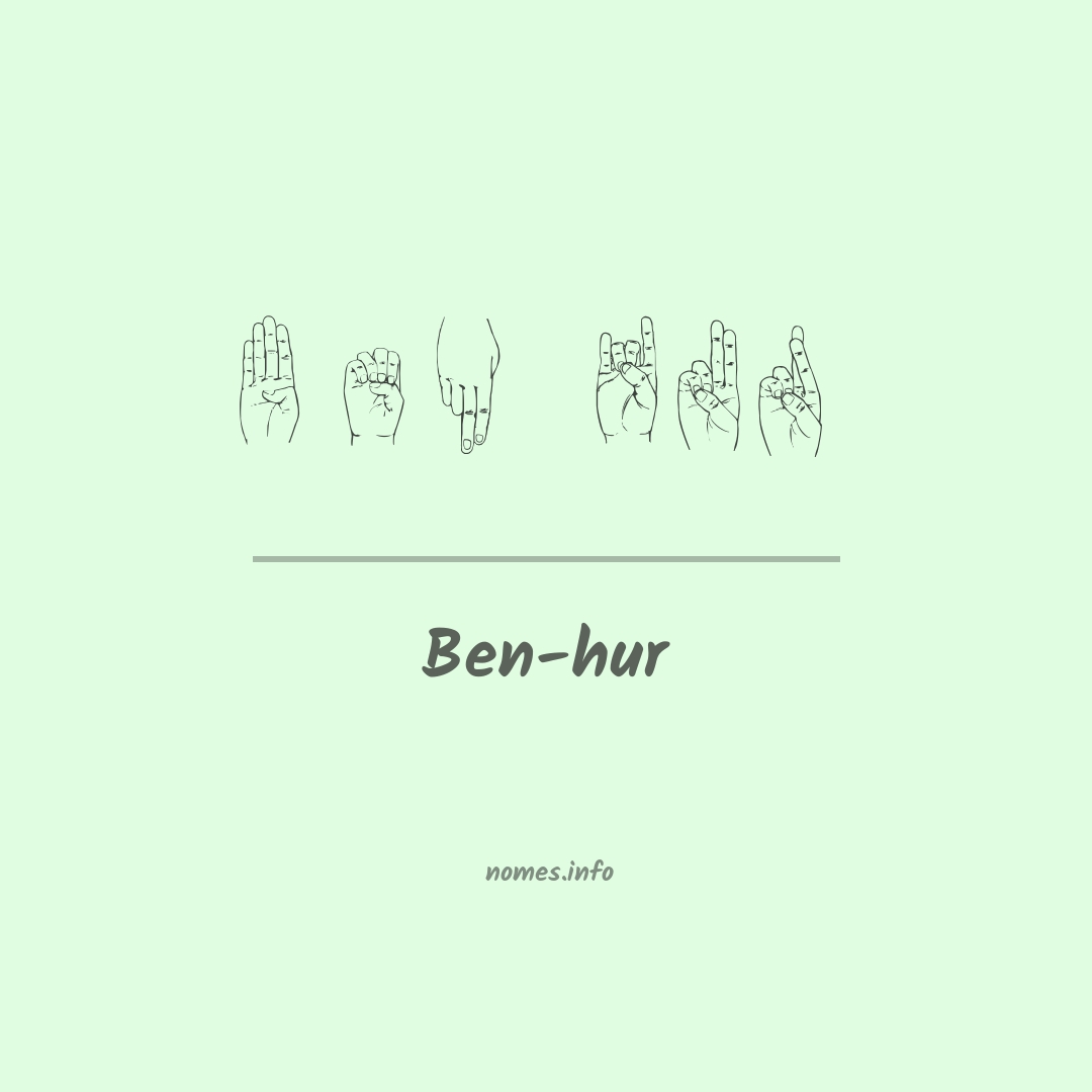 Ben-hur em Libras