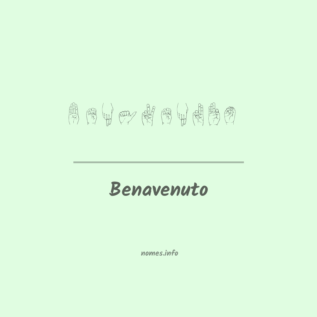 Benavenuto em Libras