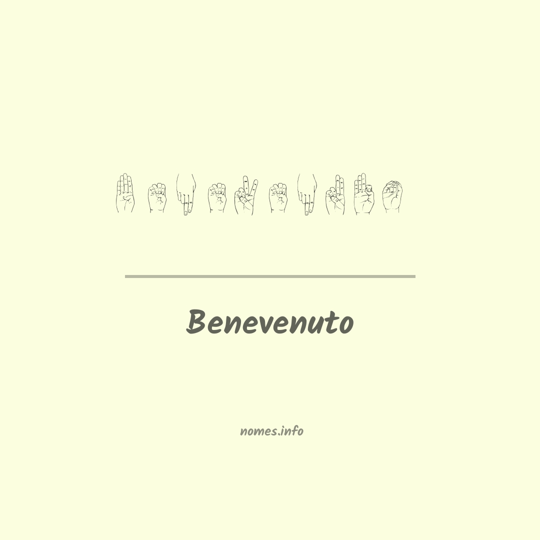 Benevenuto em Libras