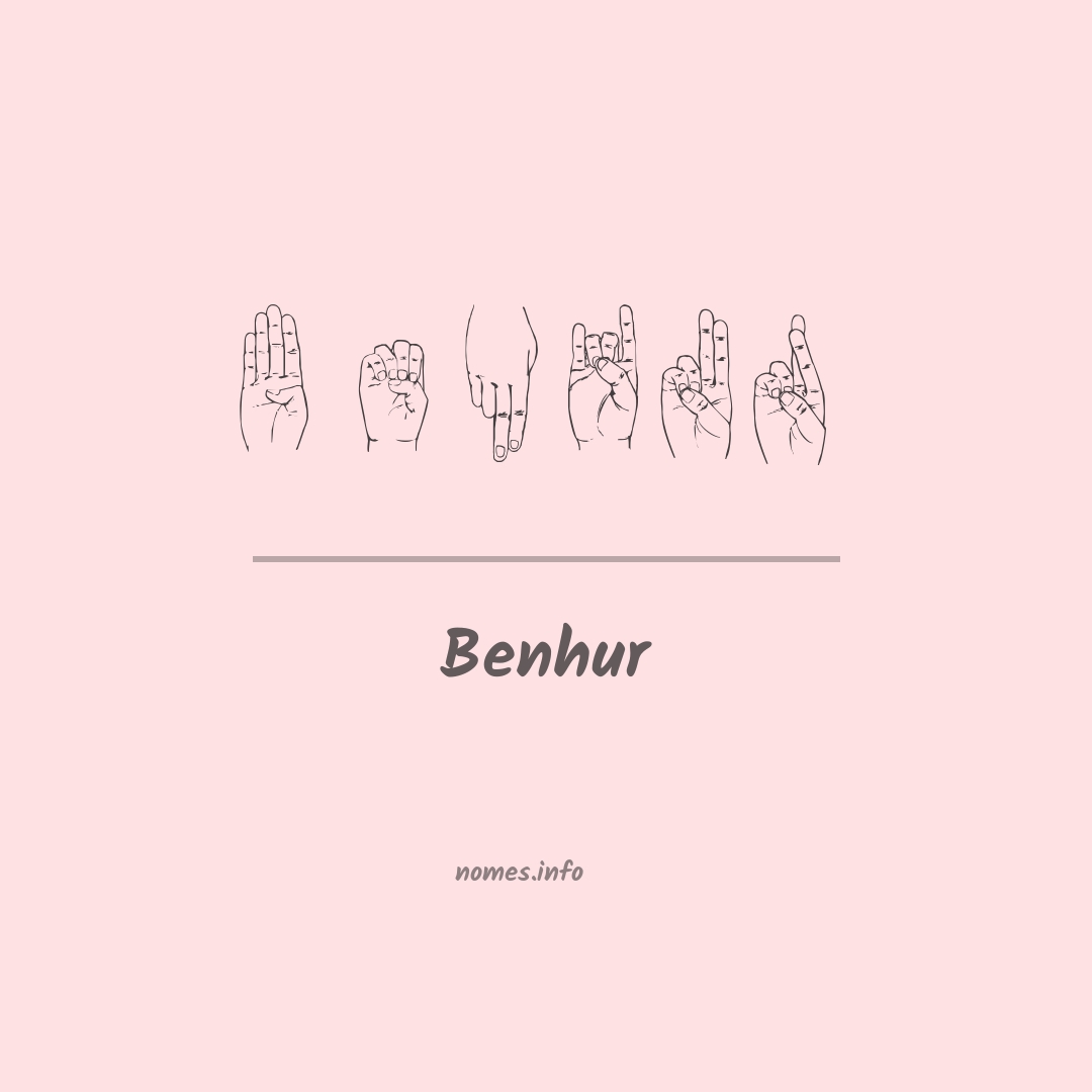 Benhur em Libras
