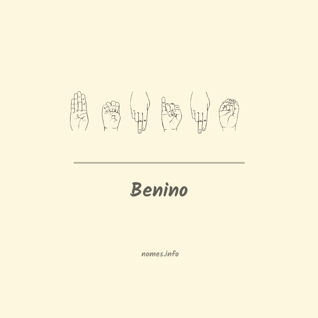 Benino em Libras