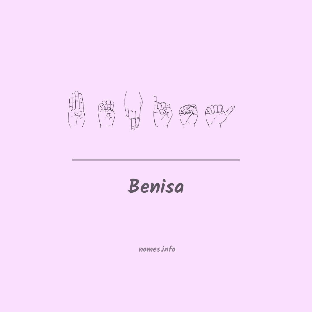 Benisa em Libras