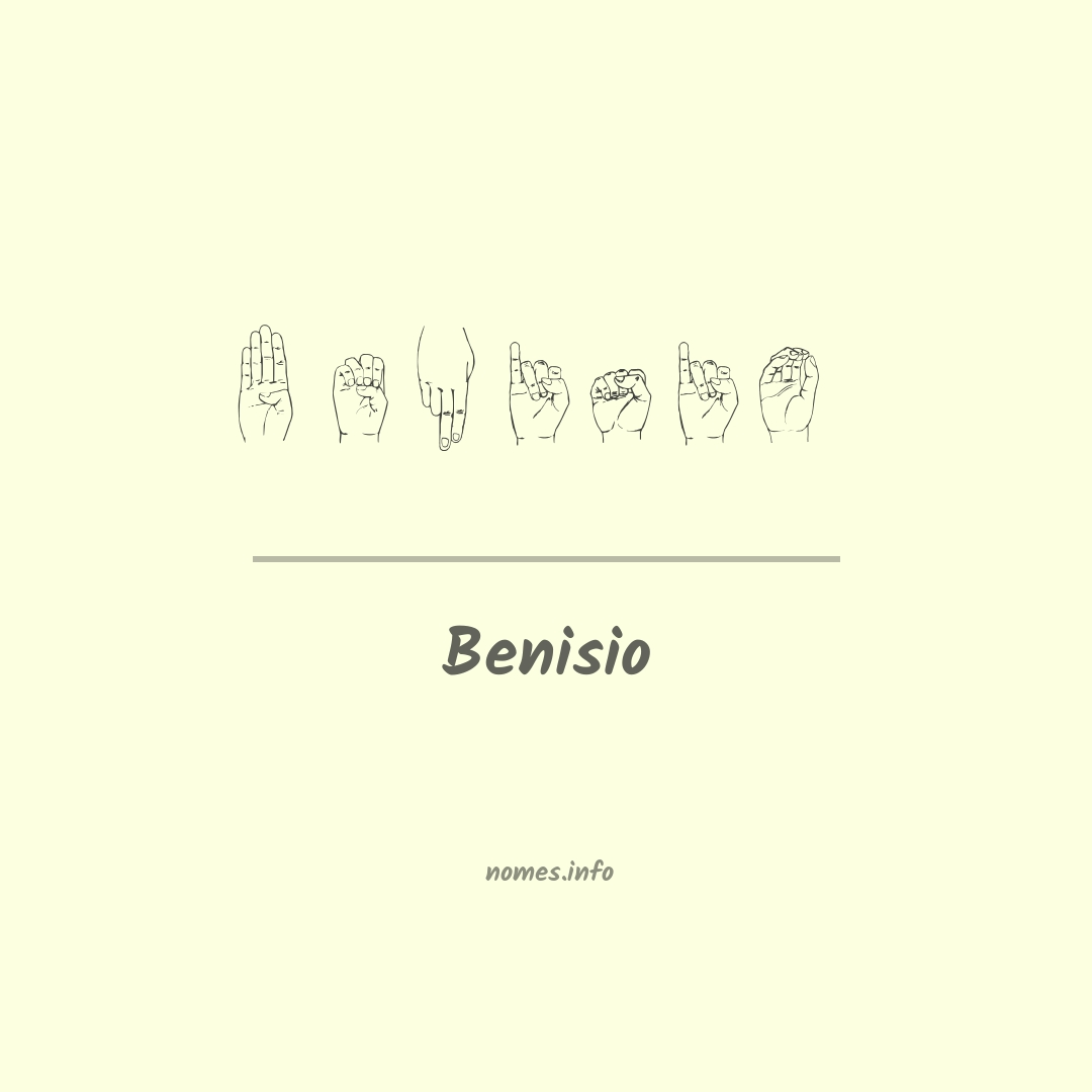 Benisio em Libras