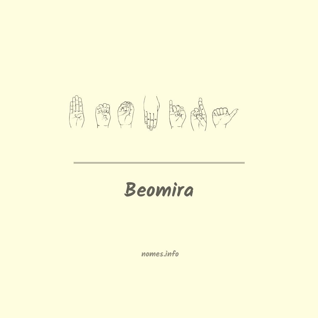Beomira em Libras