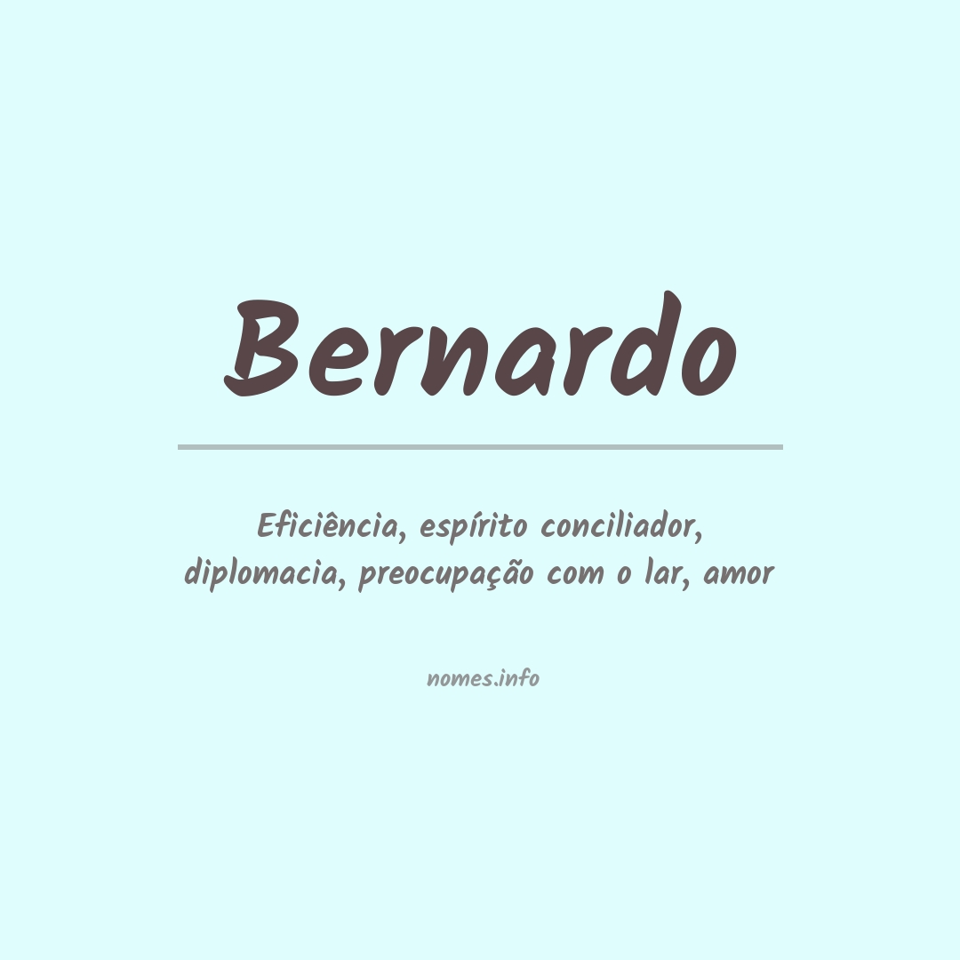 Significado do nome Bernardo