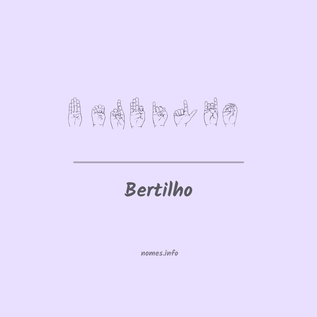 Bertilho em Libras