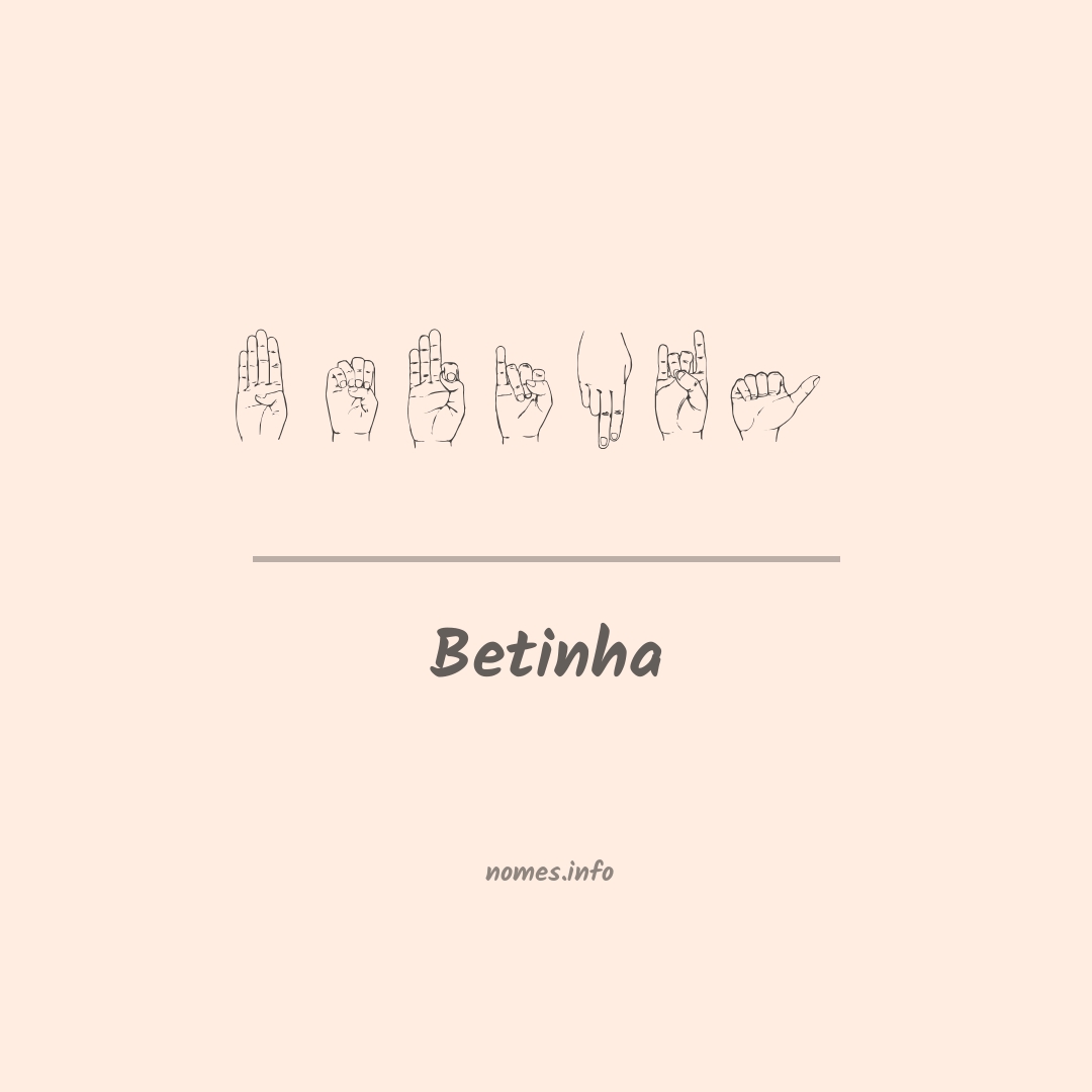 Betinha em Libras