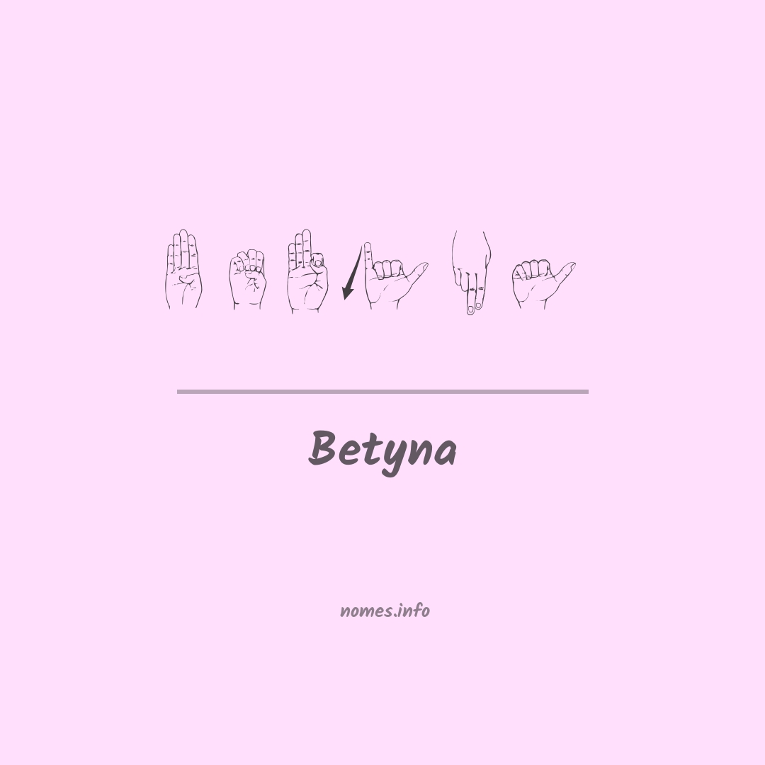 Betyna em Libras