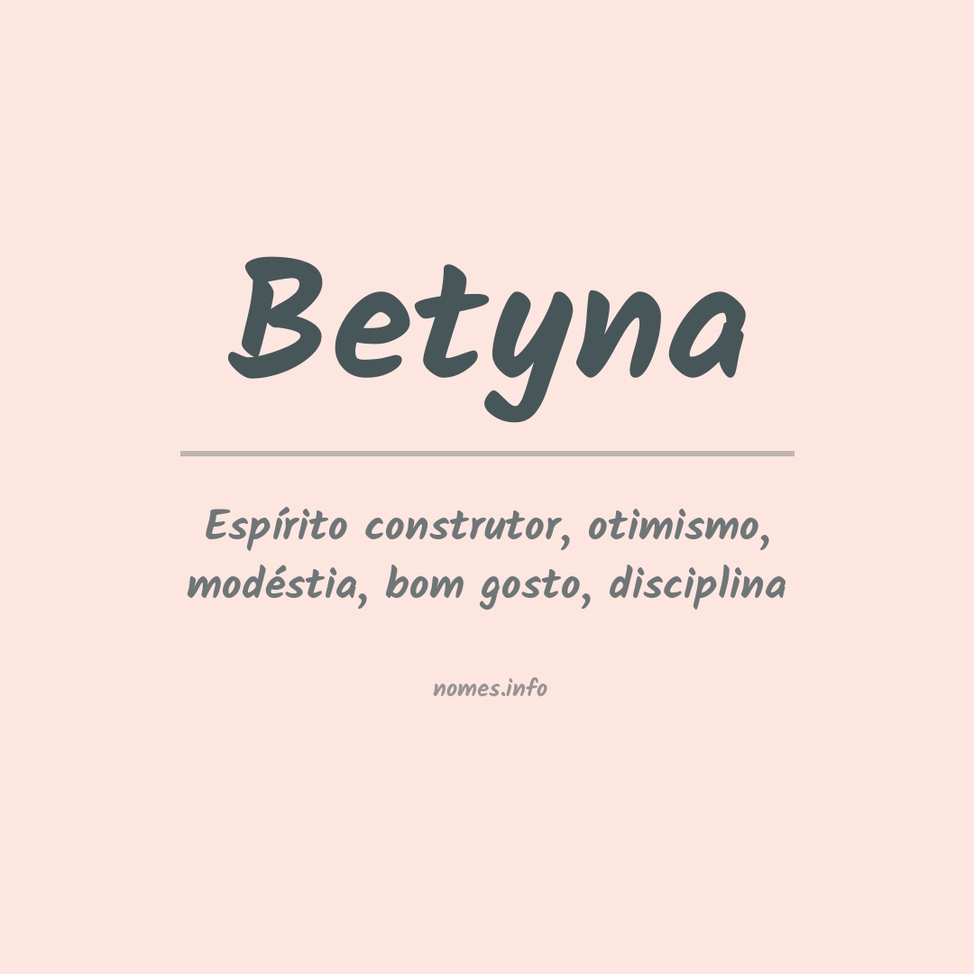 Significado do nome Betyna