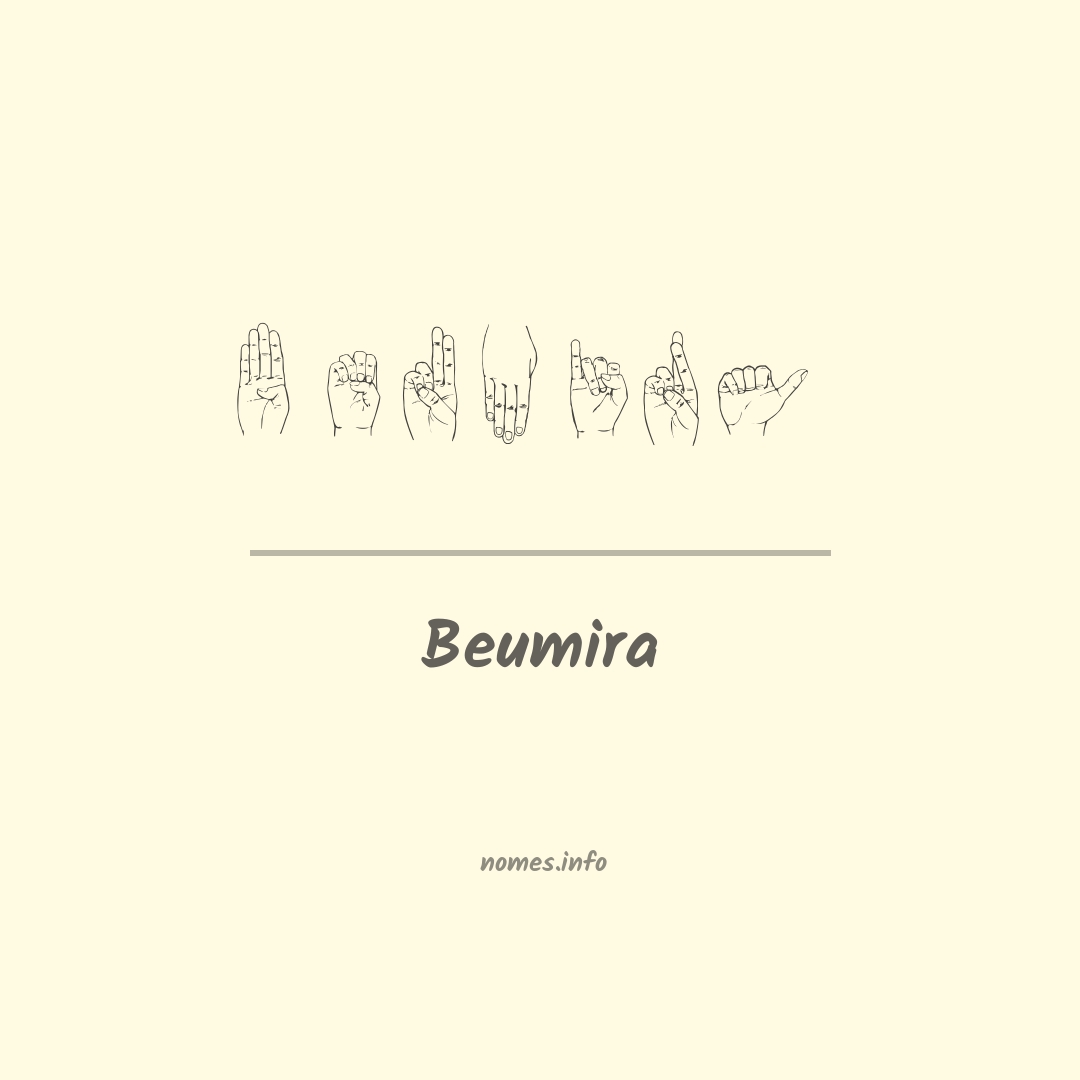 Beumira em Libras