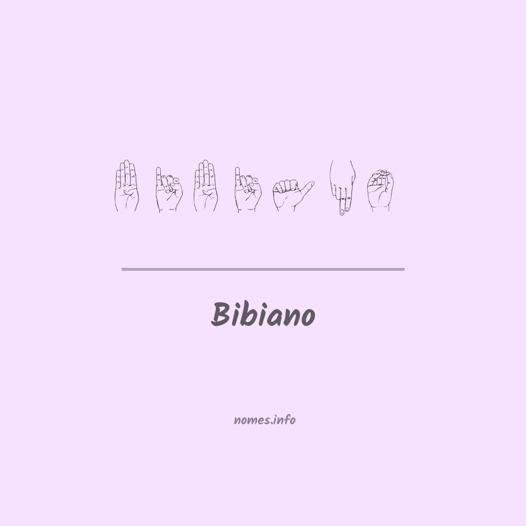 Bibiano em Libras