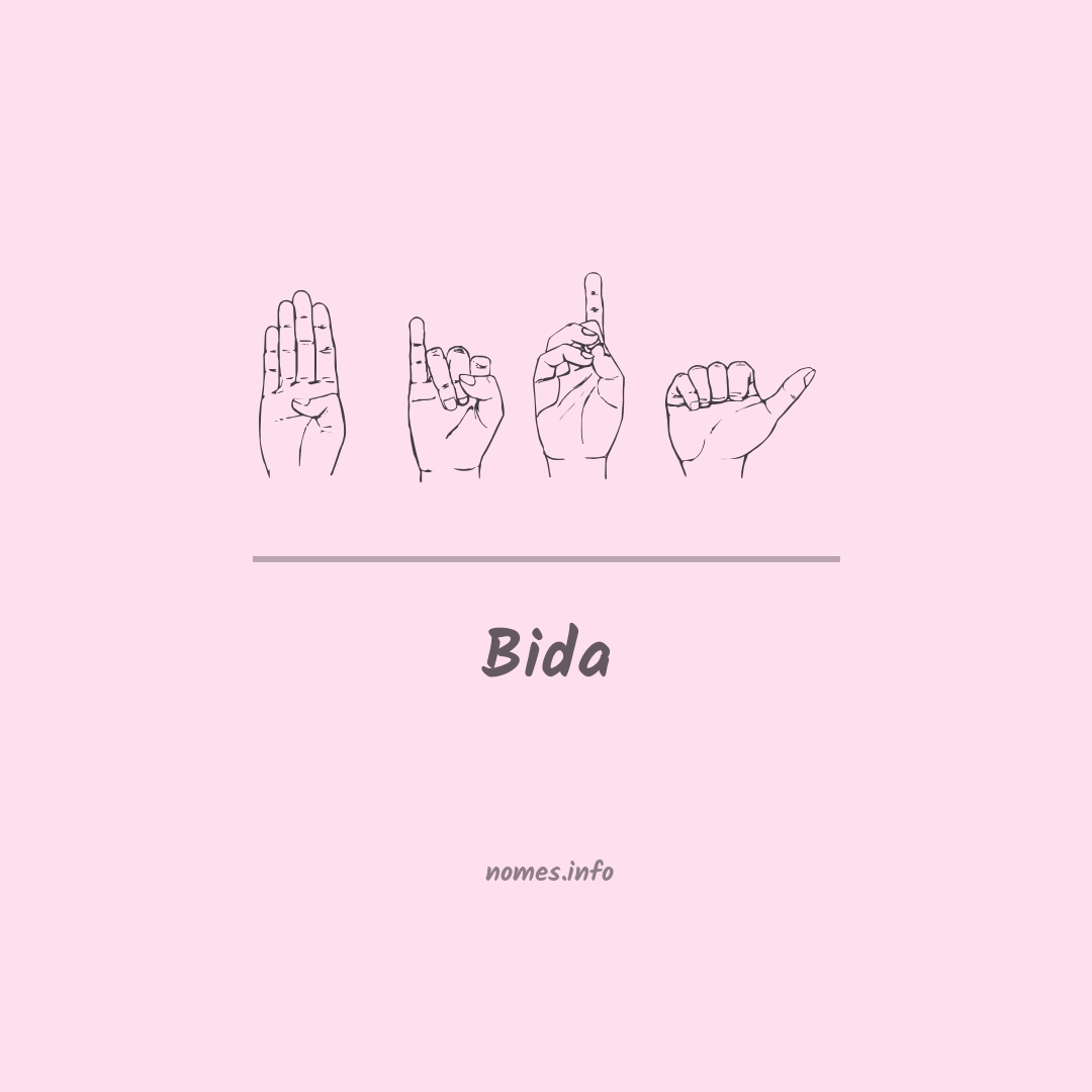 Bida em Libras