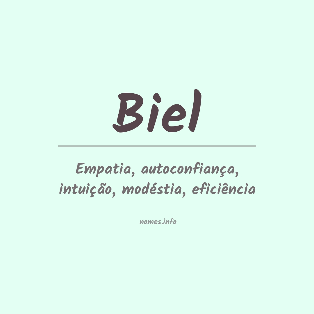 Significado do nome Biel