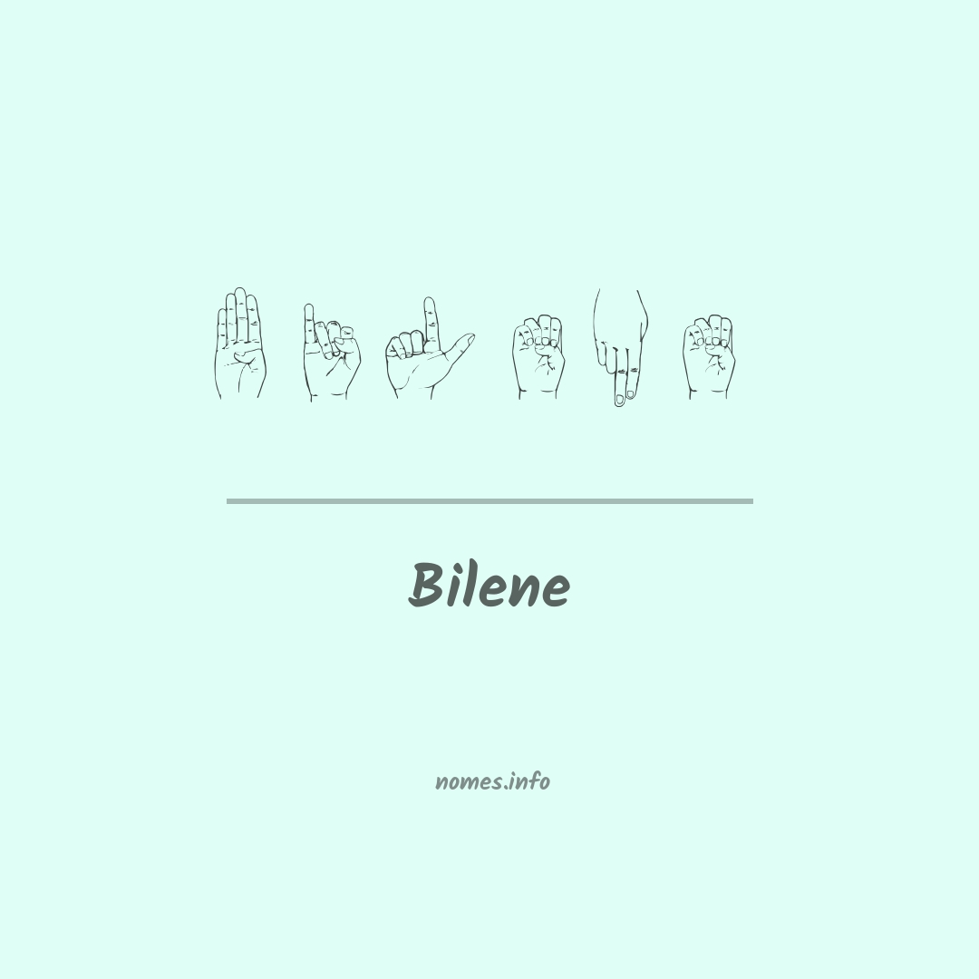 Bilene em Libras