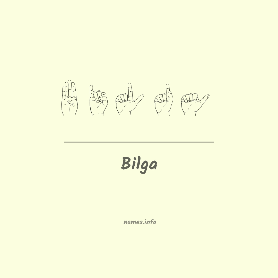 Bilga em Libras