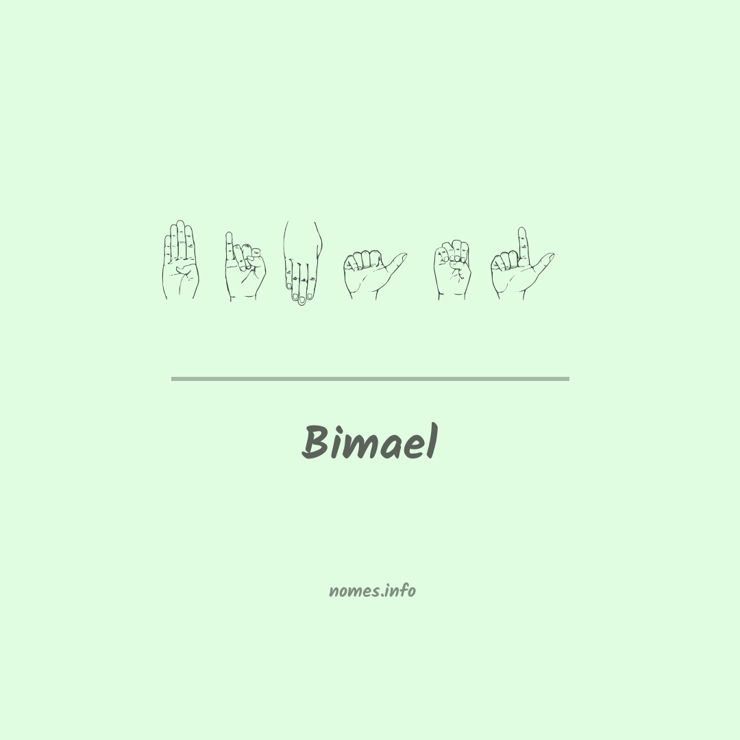 Bimael em Libras