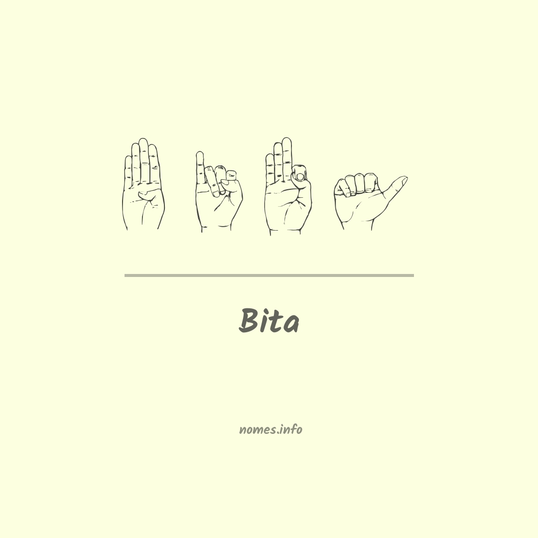 Bita em Libras