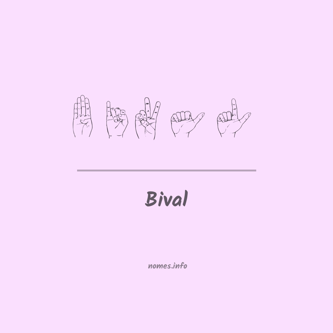 Bival em Libras