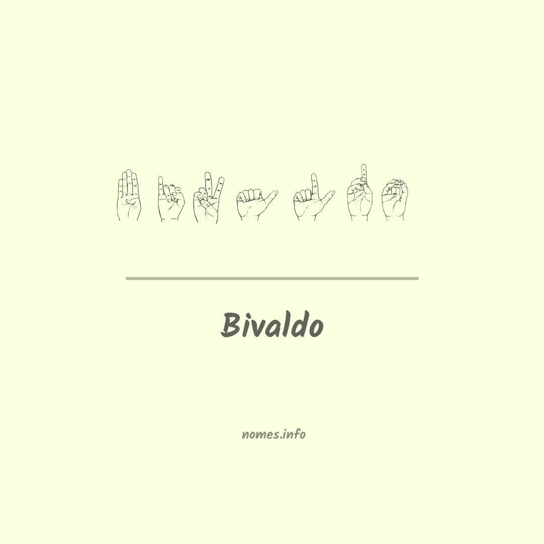 Bivaldo em Libras