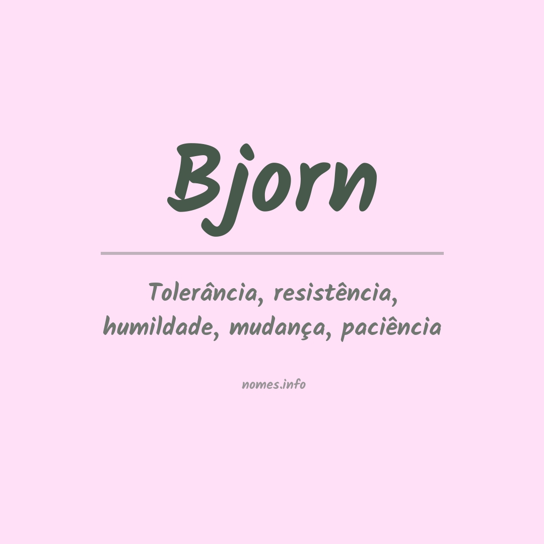 Significado do nome Bjorn