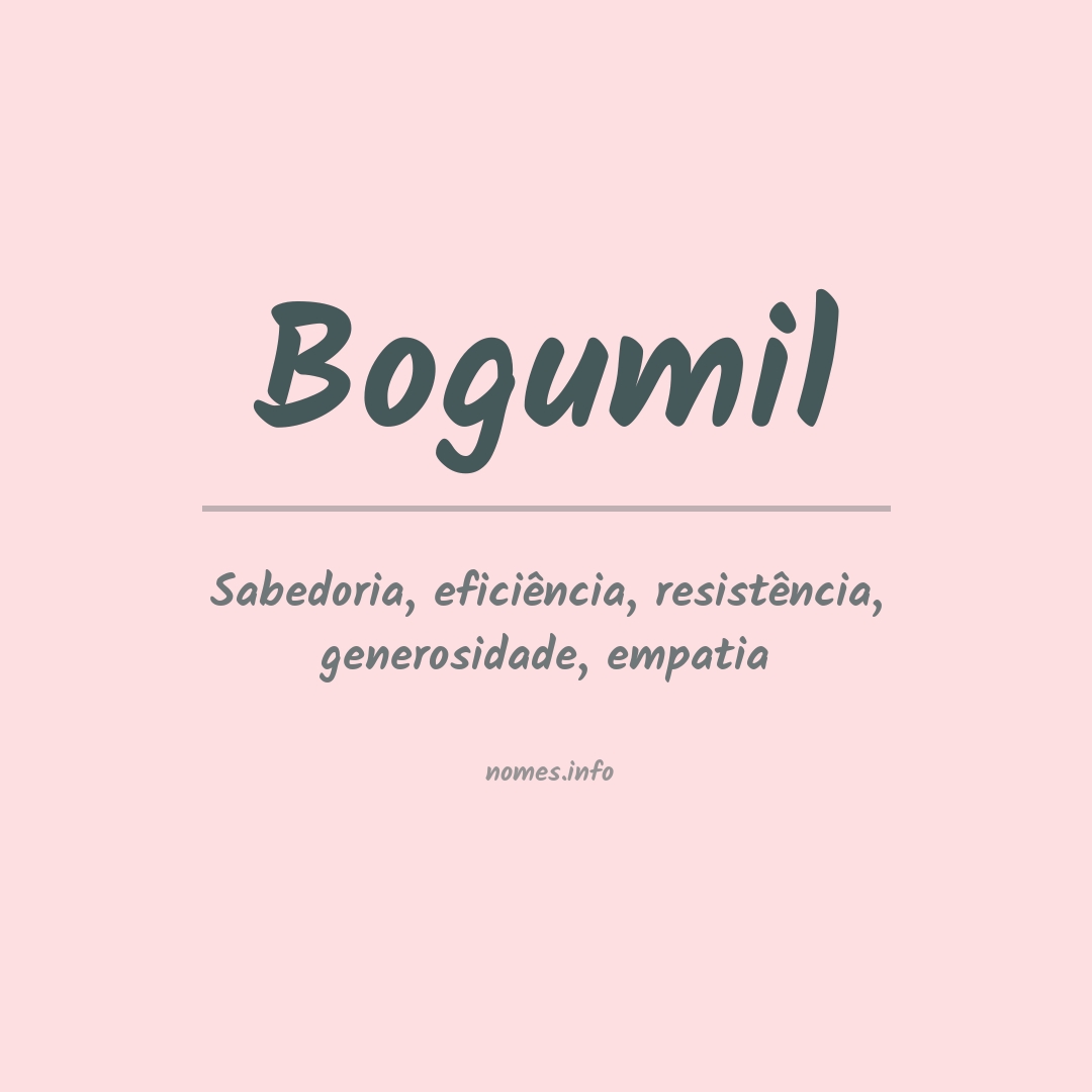 Significado do nome Bogumil