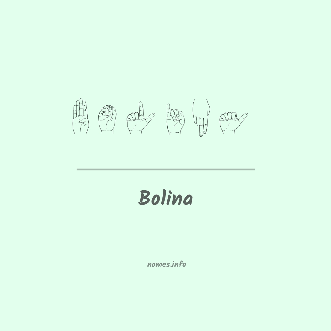 Bolina em Libras