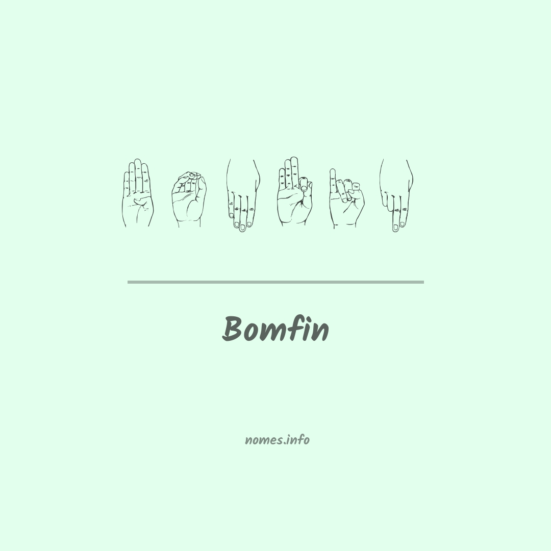 Bomfin em Libras