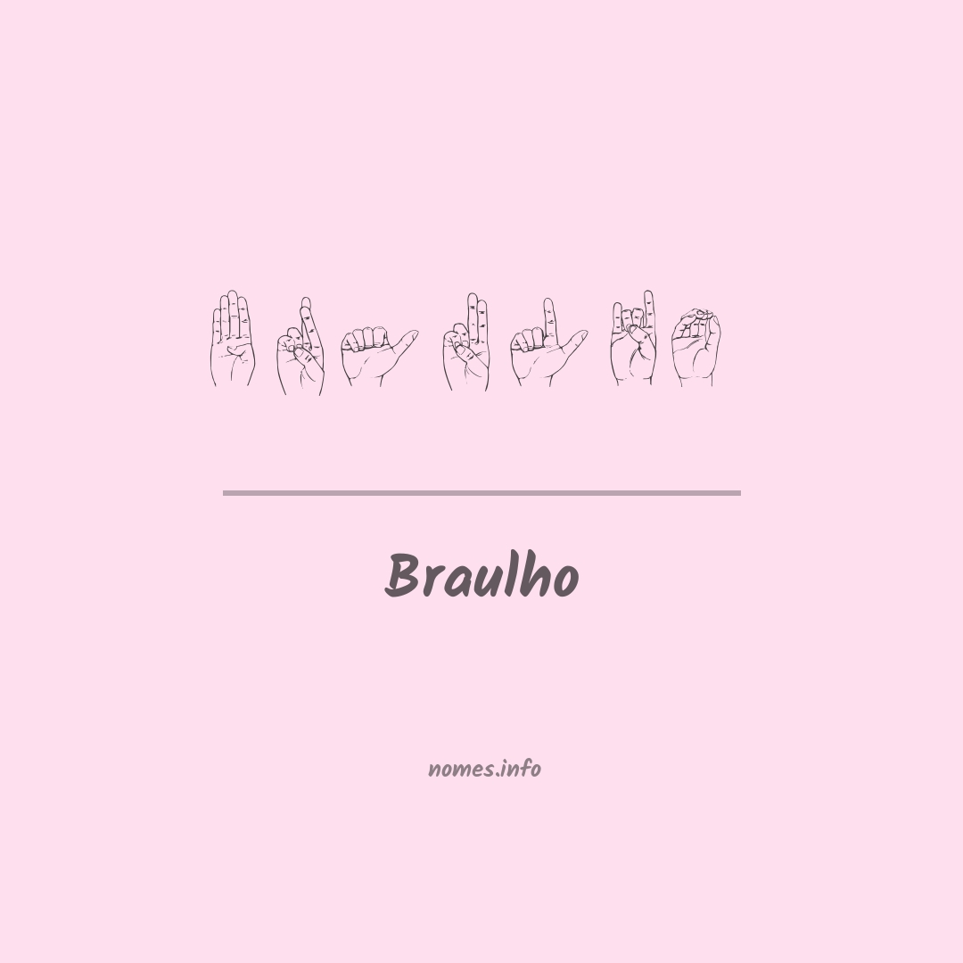 Braulho em Libras
