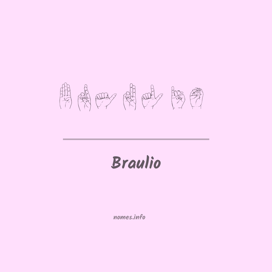 Braulio em Libras