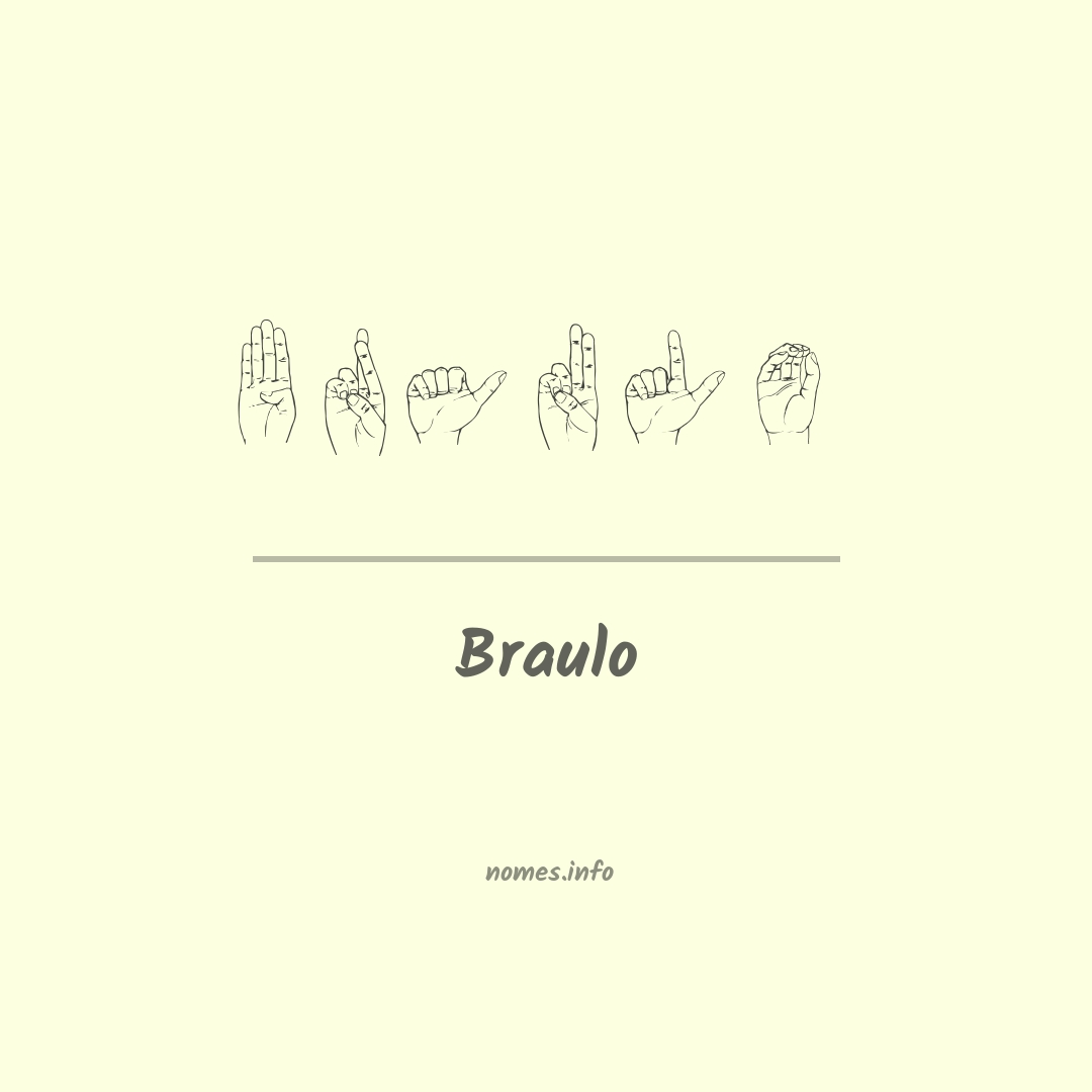 Braulo em Libras