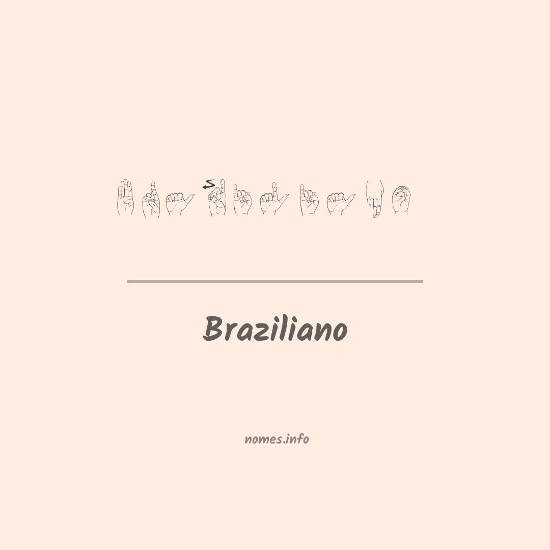 Braziliano em Libras