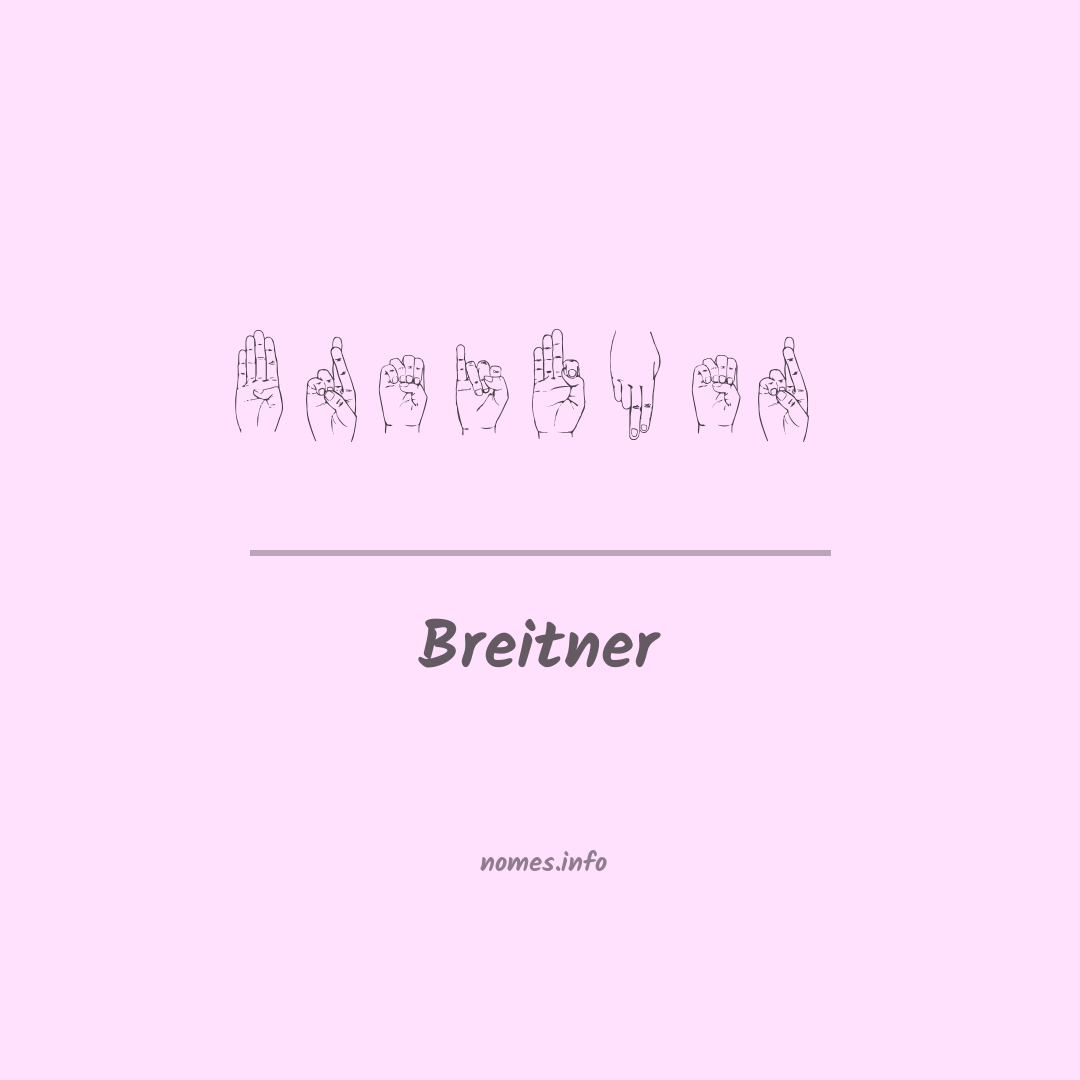Breitner em Libras