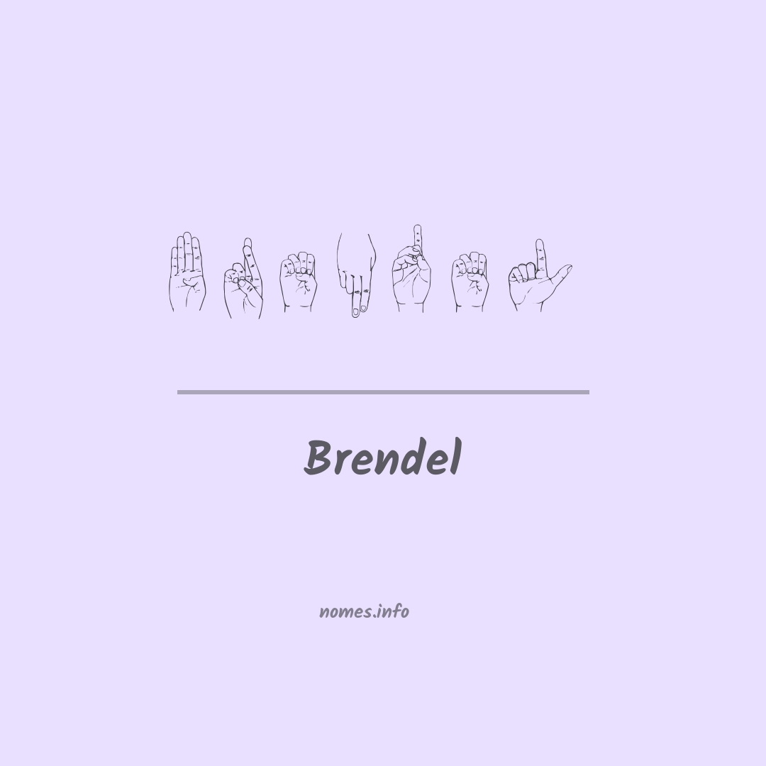 Brendel em Libras