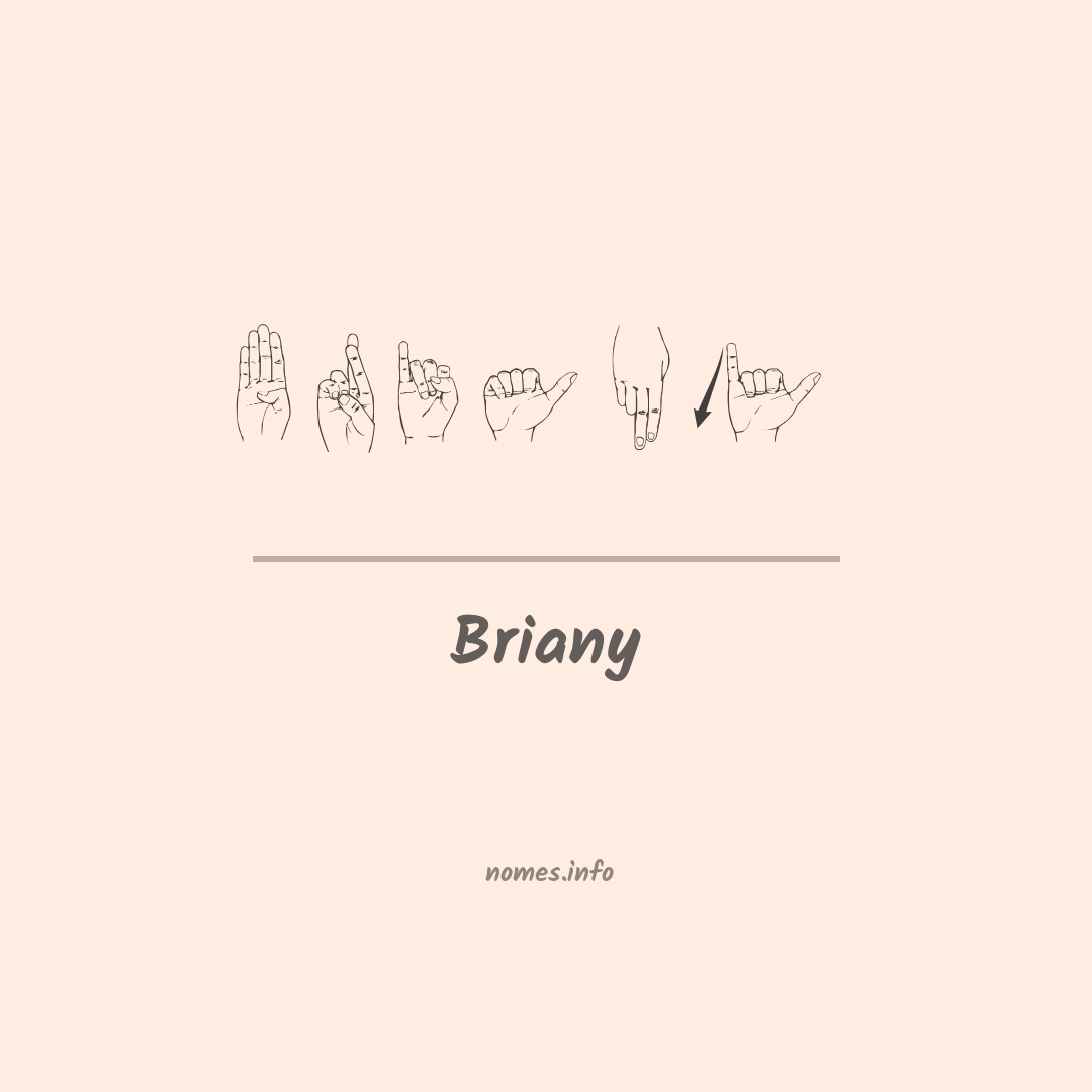 Briany em Libras