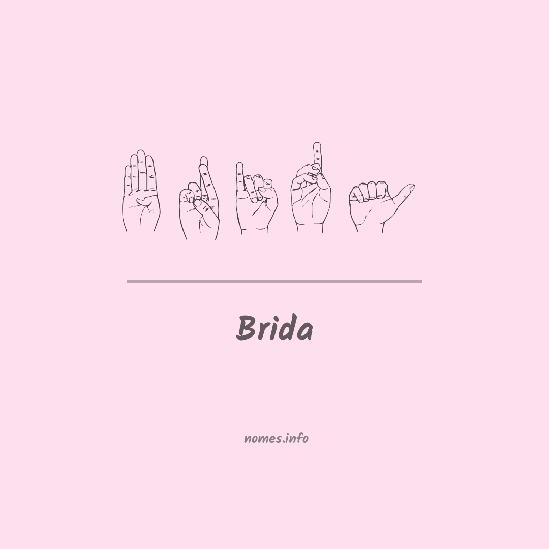 Brida em Libras