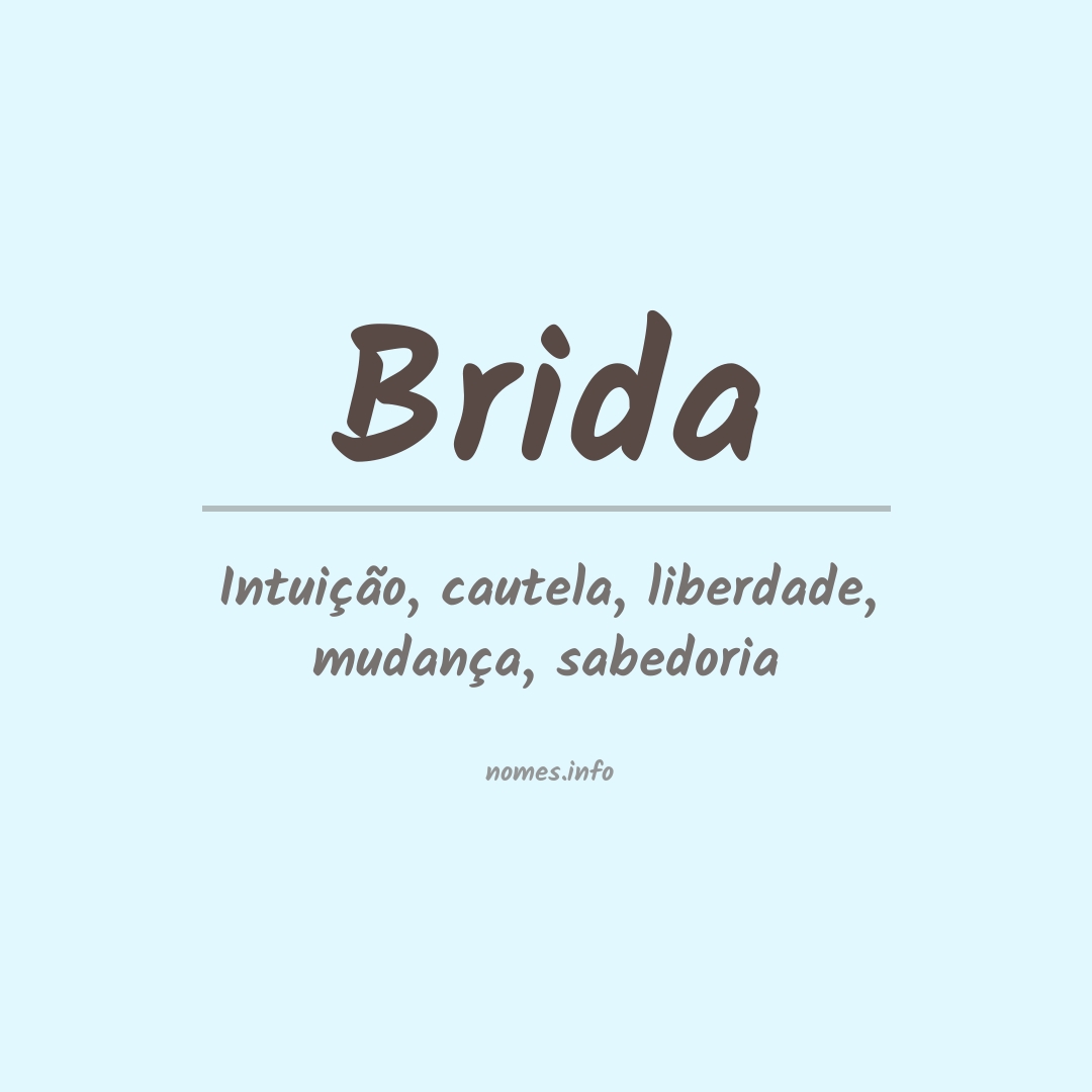 Significado do nome Brida
