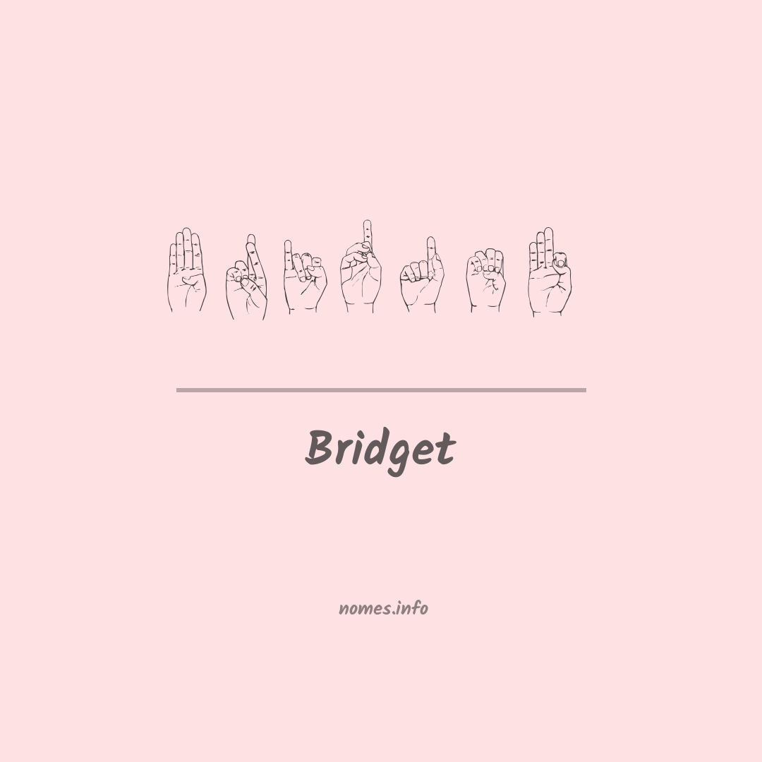 Bridget em Libras