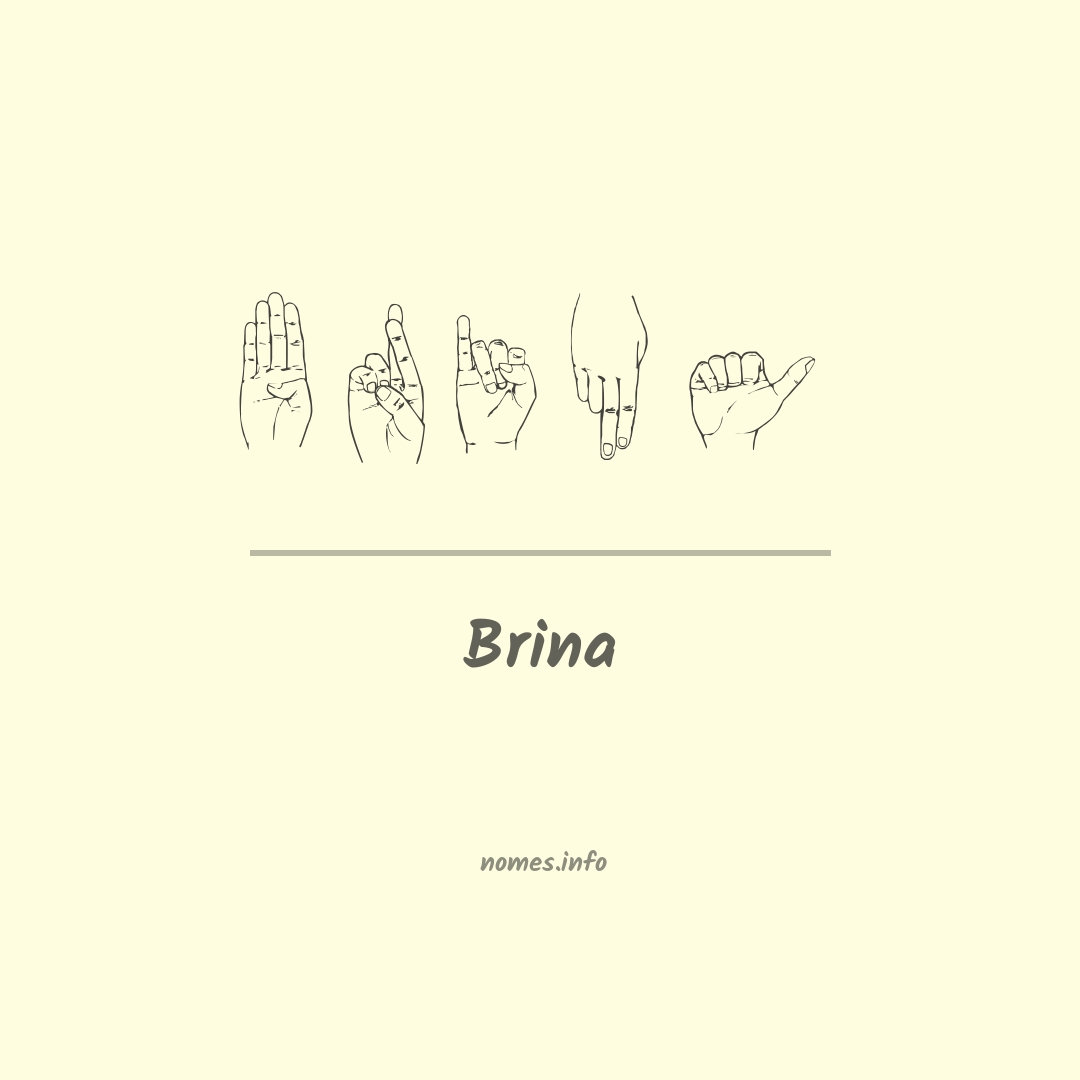 Brina em Libras